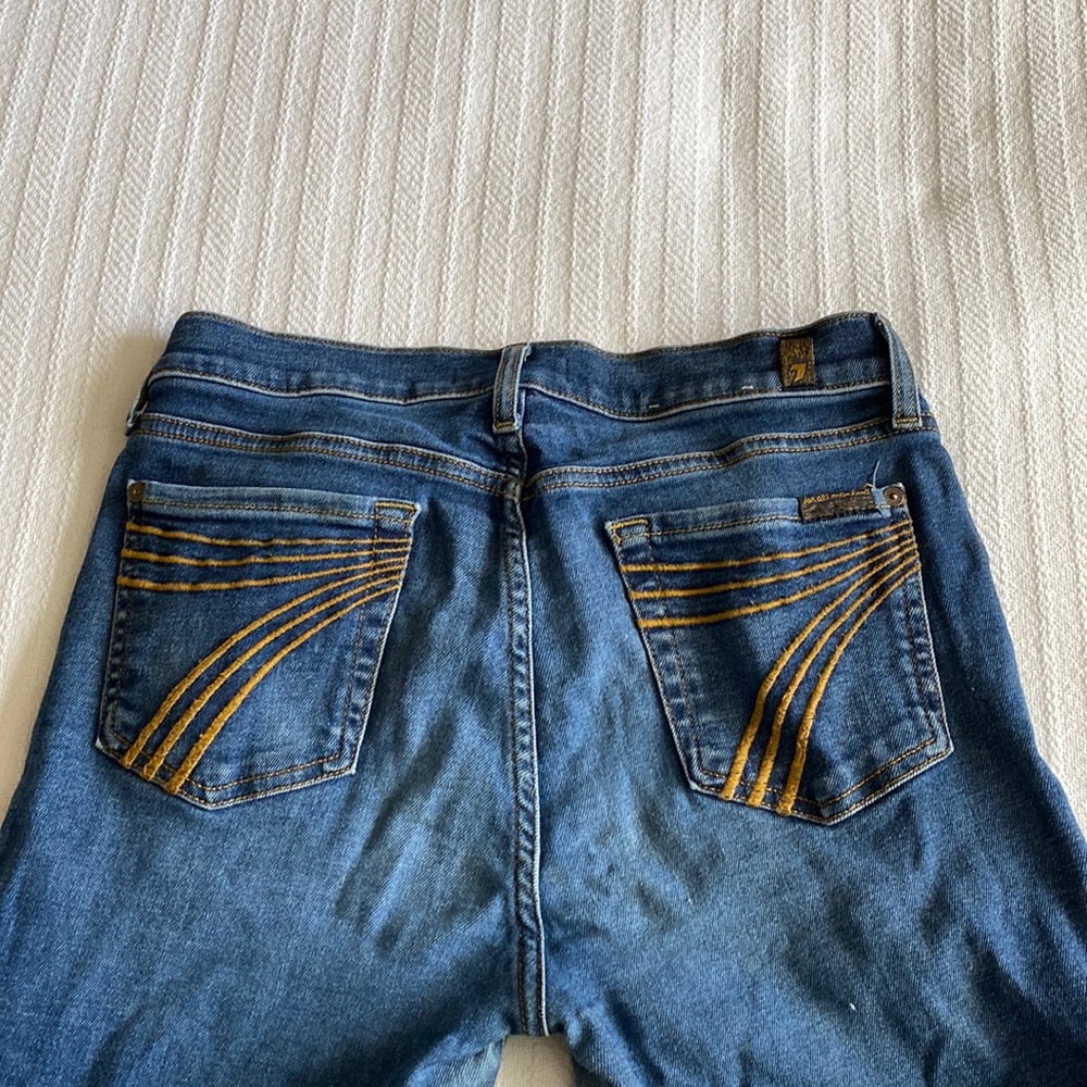 Seven for all mankind dojo, trouser, jeans, dark wash, size 29